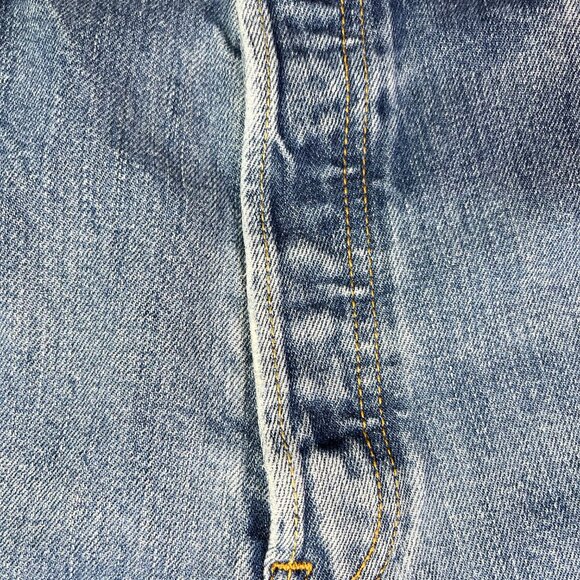 Levi's Men's 501 Blue Jeans Meas. 35x28.5" Button-Fly 100% Cotton Made in Mexico - Picture 9 of 16